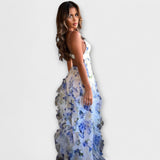 Anisa – Lange Blumenrobe