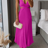 Elsa | Elegantes Plissiertes Maxikleid