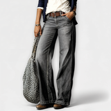 Stilvolle, weit geschnittene Hose im Vintage-Look