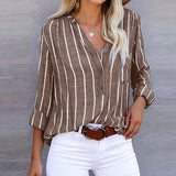 Candace™ | Gestreifte lässige Bluse