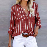 Candace™ | Gestreifte lässige Bluse