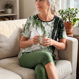 Luna™ | Dehnbares Bedrucktes Zweiteiliges Outfit