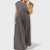Zairelle – Elegantes Plissiertes Kleid