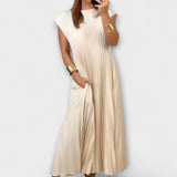 Zairelle – Elegantes Plissiertes Kleid