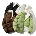 Quilted thermo bomber jackets with teddy lining, assorted colors