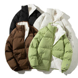 Quilted thermo bomber jackets with teddy lining, assorted colors
