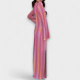 Elina – Maxikleid mit V-Ausschnitt und Sommerstil