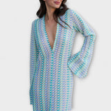 Elina – Maxikleid mit V-Ausschnitt und Sommerstil