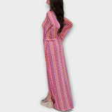 Elina – Maxikleid mit V-Ausschnitt und Sommerstil