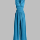 Charity™ - Schicker ärmelloser Jumpsuit mit weitem Bein