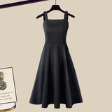 Emily - Modisches Strickkleid Set