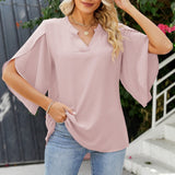 Leni™ - Elegantes V-Ausschnitt Top