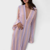 Elina – Maxikleid mit V-Ausschnitt und Sommerstil