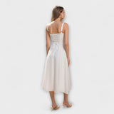 Nadežda - Rosa Top-Kleid mit Schlitzdetail