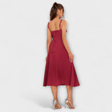 Nadežda - Rosa Top-Kleid mit Schlitzdetail