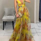 Giselle - Fesselndes Floral-Maxikleid