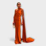 Chic Maxikleid mit schulterfreien Trägern und Nackenband