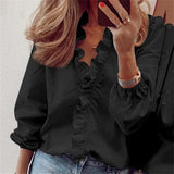 Enola™ | Feminine Bluse mit verspielten Rüschen
