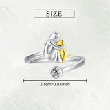 Rose™ - Ring mit Hundemotiv