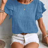 Charmaine™ | Leichte & Luftige Bluse mit Spaß-Rüschen