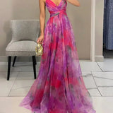 Giselle - Fesselndes Floral-Maxikleid