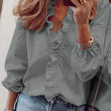 Enola™ | Feminine Bluse mit verspielten Rüschen