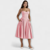 Rosalie - Elegantes ärmelloses Korsettkleid