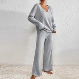 Grace - Damen Freizeitanzüge Mit Hoher Taille Und Langen Hosen