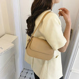 Eldborg | Elegante Schultertasche in gedämpftem Nude-Ton