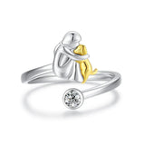 Rose™ - Ring mit Hundemotiv