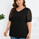 Rhianna™ - Elegantes Puffärmel-Top