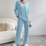 Grace - Damen Freizeitanzüge Mit Hoher Taille Und Langen Hosen