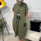 Zuzanna | Luftiges Sommerkleid mit Rundhalsausschnitt