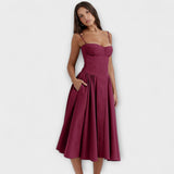 Rosalie - Elegantes ärmelloses Korsettkleid