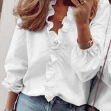 Enola™ | Feminin Bluse mit verspielten Rüschen