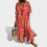 Lila - Maxi Kleid Lichotivé mit Bauchbedeckung