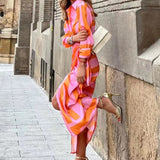 Clarissa | Gestreiftes Midi-Hemdkleid