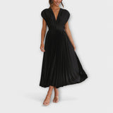 Maria - Elegantes Plissiertes Kleid