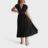 Maria - Elegantes Plissiertes Kleid