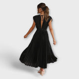 Maria - Elegantes Plissiertes Kleid