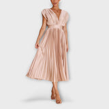 Maria - Elegantes Plissiertes Kleid
