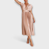 Maria - Elegantes Plissiertes Kleid