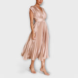 Maria - Elegantes Plissiertes Kleid