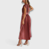 Maria - Elegantes Plissiertes Kleid