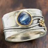 Manuela - Bohemian Meditation Ring aus Edelstein