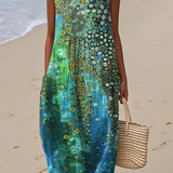 Künstlerisches Strandkleid