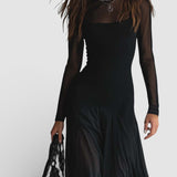 Natalija | Elegantes langes Tüllkleid