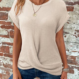 Carrie™ - Bequemes T-Shirt mit Twist-Saum
