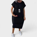 Nicole | Midi Kleid mit Taschen