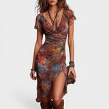 Ines | Boho-Midi-Kleid